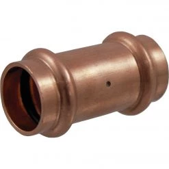 NIBCO 3/4 In. X 3/4 In. Press Copper Coupling With Stop (10-Pack)