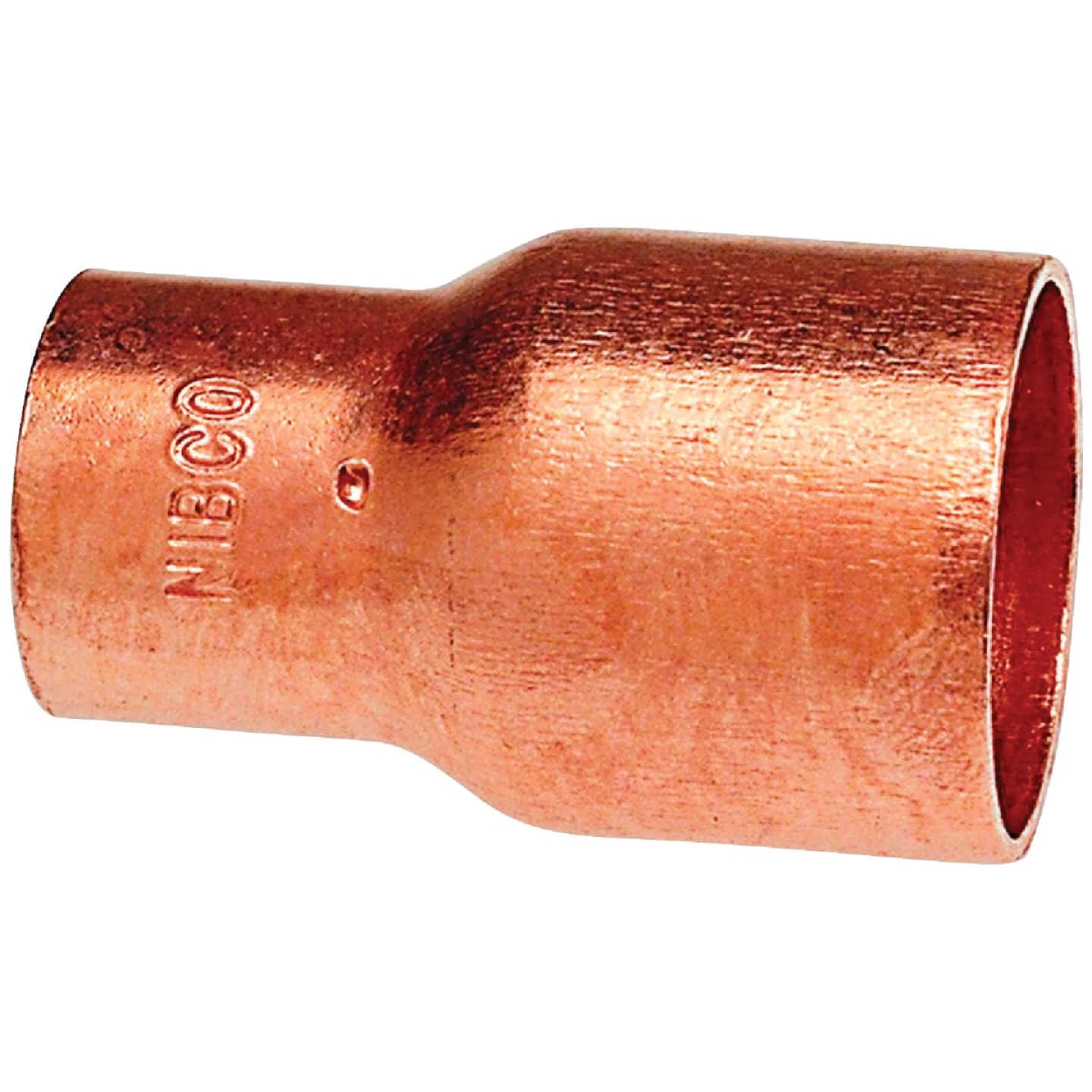 NIBCO 1/2 In. X 3/8 In. Reducing Copper Coupling With Stop 1 NIBCO 1/2 In. X 3/8 In. Reducing Copper Coupling With Stop