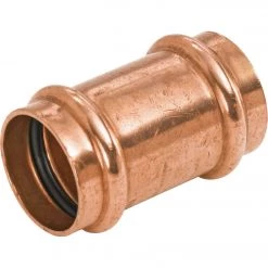 NIBCO 1 In. X 1 In. Press Copper Coupling Without Stop