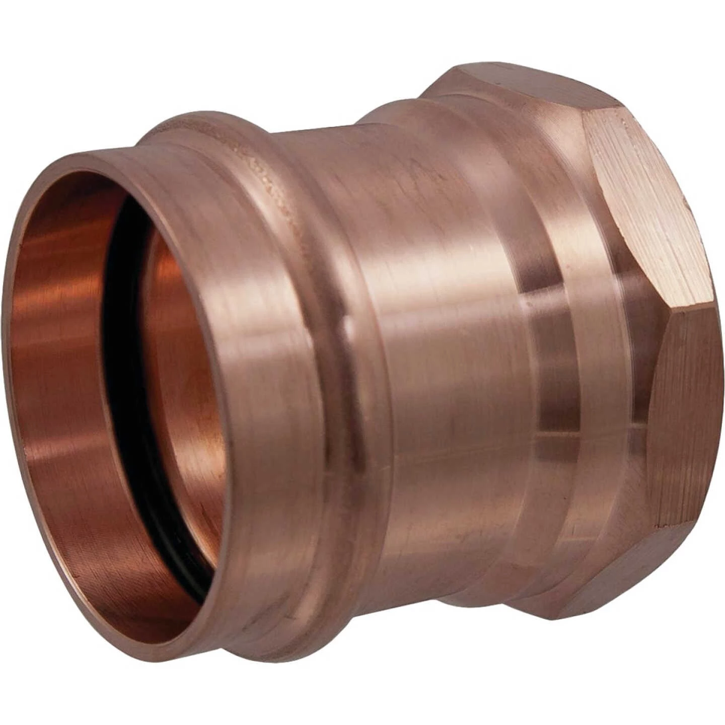 NIBCO 1/2 In. Press X 1/2 In. Female Copper Adapter (10-Pack) 1 NIBCO 1/2 In. Press X 1/2 In. Female Copper Adapter (10-Pack)