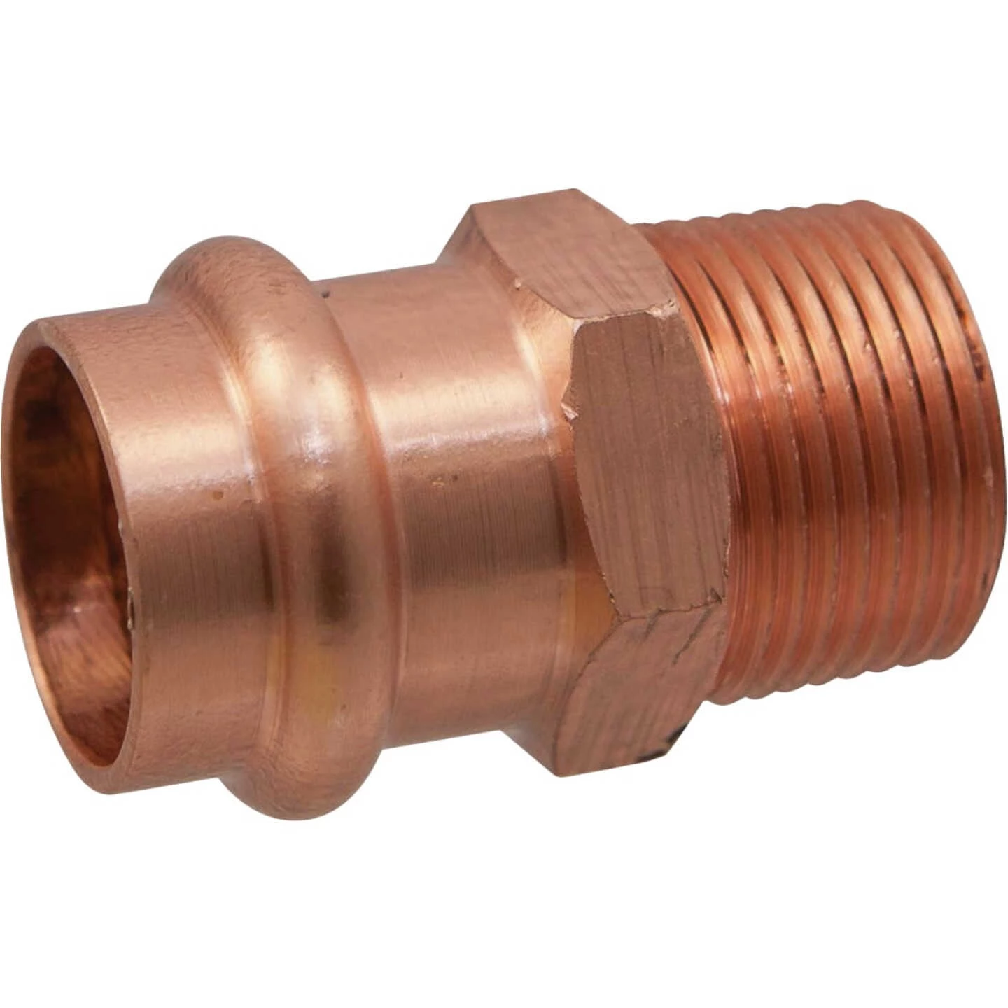 NIBCO 3/4 In. Press X 3/4 In. Male Copper Adapter 1 NIBCO 3/4 In. Press X 3/4 In. Male Copper Adapter