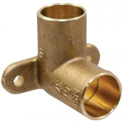 NIBCO 1/2 In. CxC 90 Deg. Low Lead Drop Ear Copper Elbow (1/4 Bend)