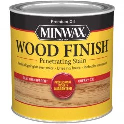 Minwax Wood Finish Penetrating Stain, Cherry, 1/2 Pt.