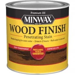 Minwax Wood Finish Penetrating Stain, Espresso, 1/2 Pt.