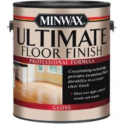 Minwax ULTIMATE 1 Gallon Gloss Water-Based Polyurethane Floor Finish