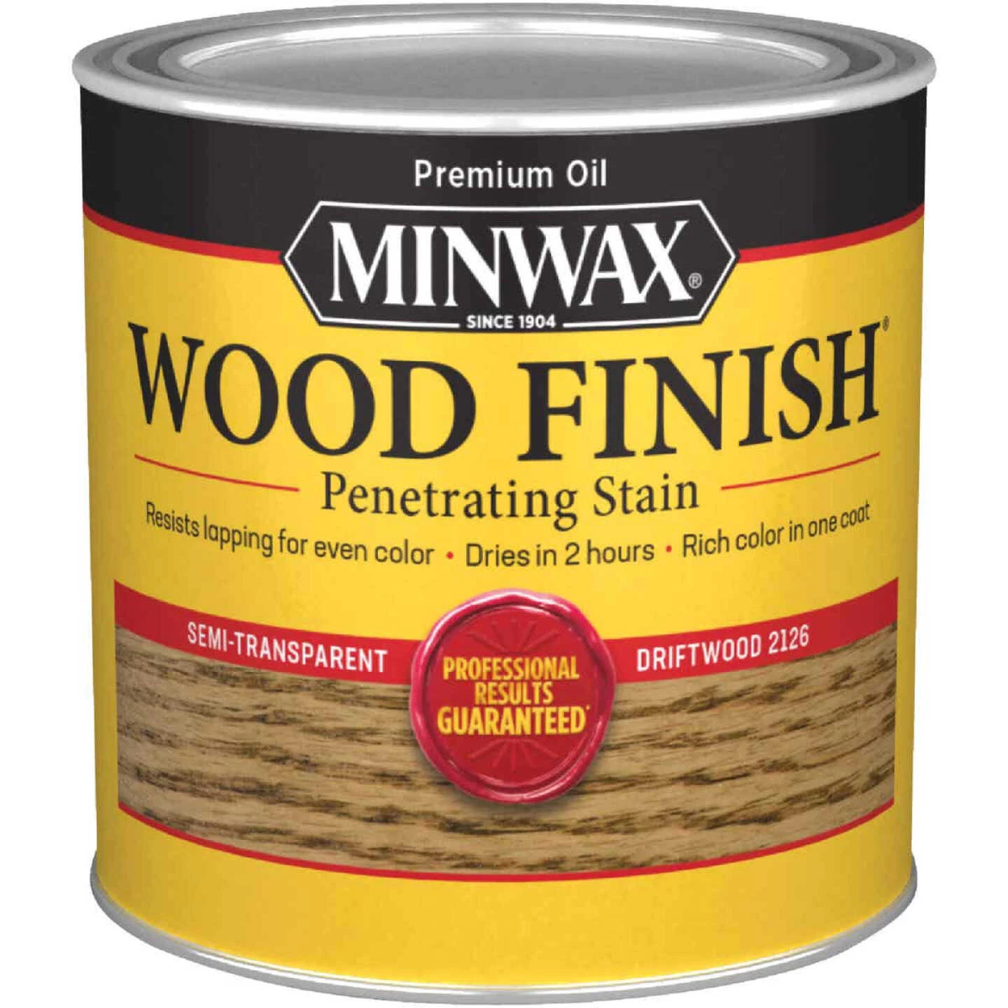 Minwax Wood Finish Penetrating Stain, Driftwood, 1/2 Pt. 1 Minwax Wood Finish Penetrating Stain, Driftwood, 1/2 Pt.