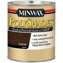 Minwax Polyshades 1/2 Pt. Satin Stain & Finish Polyurethane In 1-Step, Tudor