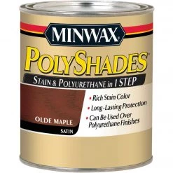 Minwax Polyshades 1 Qt. Satin Stain & Finish Polyurethane In 1-Step, Olde Maple