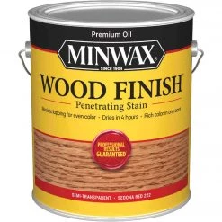 Minwax Wood Finish VOC Penetrating Stain, Sedona Red, 1 Gal.