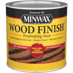 Minwax Wood Finish Penetrating Stain, Red Mahogany, 1/2 Pt.
