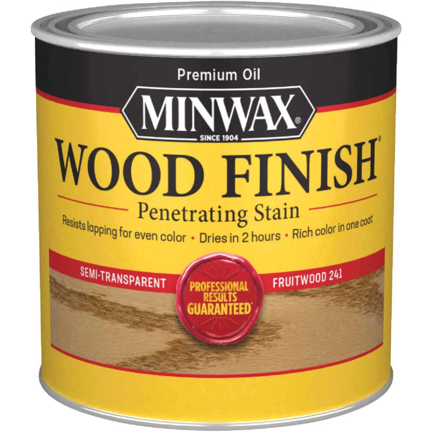 Minwax Wood Finish Penetrating Stain, Fruitwood, 1/2 Pt. 1 Minwax Wood Finish Penetrating Stain, Fruitwood, 1/2 Pt.