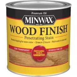 Minwax Wood Finish Penetrating Stain, Ipswich Pine, 1/2 Pt.
