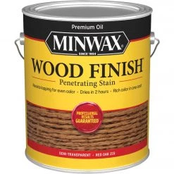 Minwax Wood Finish Penetrating Stain, Red Oak, 1 Gal.