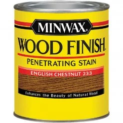 Minwax Wood Finish Penetrating Stain, English Chestnut, 1/2 Pt.