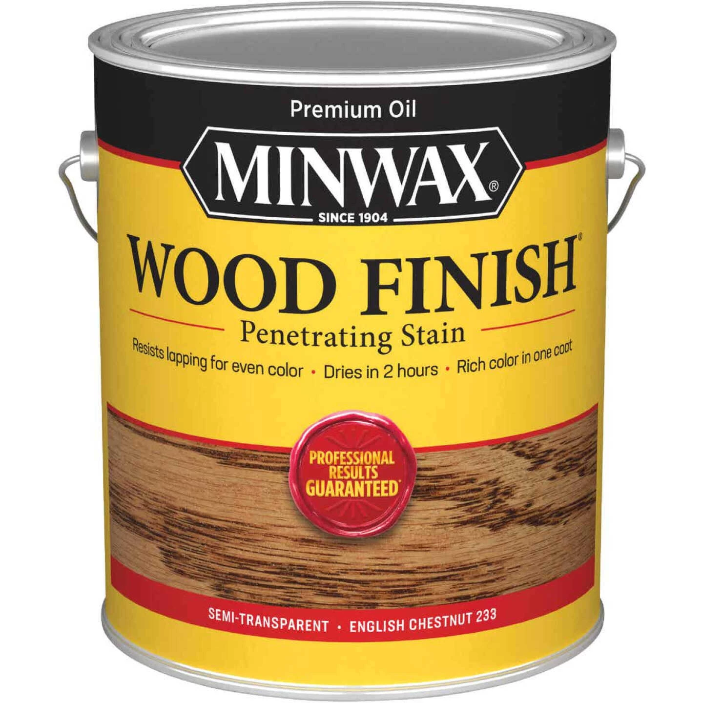 Minwax Wood Finish Penetrating Stain, English Chestnut, 1 Gal. 1 Minwax Wood Finish Penetrating Stain, English Chestnut, 1 Gal.