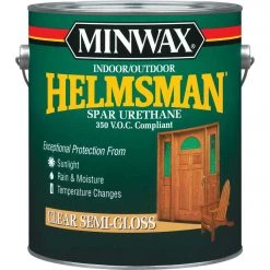Minwax Helmsman Semi-Gloss Clear Spar Urethane, 1 Gal.