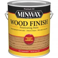 Minwax Wood Finish Penetrating Stain, Golden Oak, 1 Gal.