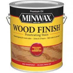 Minwax Wood Finish Penetrating Stain, Colonial Maple, 1 Gal.