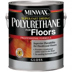 Minwax Gloss Super Fast-Drying Polyurethane For Floors, 1 Gal.