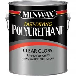 Minwax Gloss Fast-Drying Interior Polyurethane, 1 Gal.